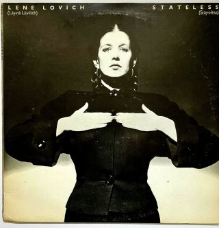 Vintage 1979 Lene Lovich Stateless Punk Rock Stiff Records 33 Rpm Vinyl Lp