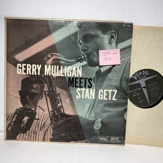 Gerry Mulligan Meets Stan Getz - Verve Mg V 8249 Vg Mono Jazz Lp