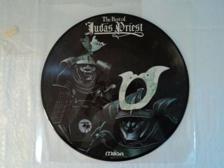 The Best Of Judas Priest Picture Disc Lp 1984 Spi Milan/paris,  France Rca
