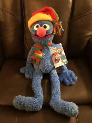 Macy’s It’s Grover Time Limited Edition Plush & Watch 2004 Sesame Street
