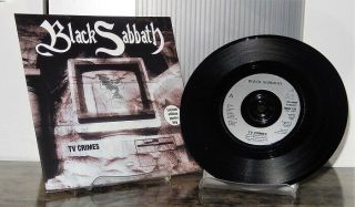 Black Sabbath Tv Crimes 1992 Ltd Uk 7 " Vinyl,  Poster Sleeve Ronnie James Dio