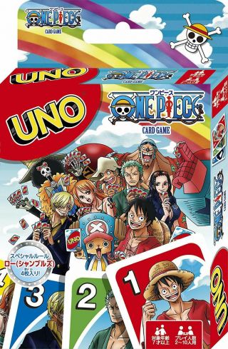 Uno One Piece Playing Cards Game Japan Anime