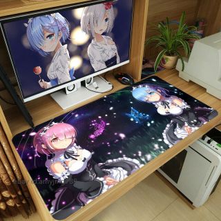 Hot Re:zero Rem Ram Anime Large Mouse Pad Desk Game Play Mat Mice 60x30cm Gift