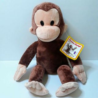 Applause Russ Kohls Cares Curious George Brown Monkey Plush Stuffed Animal Toy