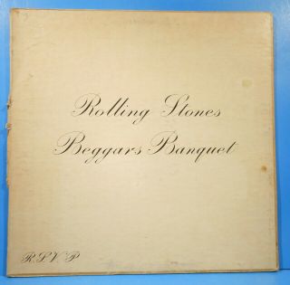 Rolling Stones Beggars Banquet Lp 1968 Press Vg/vg B