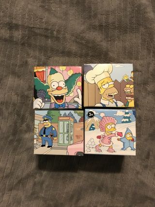 The Simpsons (complete Set Of 4) Talking Watches From Burger King,  2002