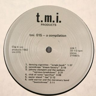 T.  M.  I.  015 A Compilation LP 210067 1982 3