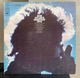 Bob Dylan’s Greatest Hits Orig Columbia Lp With Milton Glaser Poster