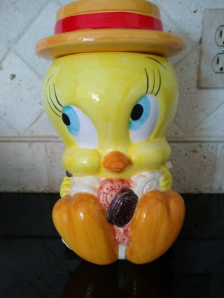 1999 Looney Tunes Tweety Bird Cookie Jar Warner Bros,