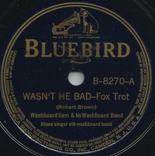 Blues - Washboard Sam " Wasn 