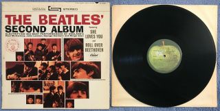 The Beatles Second Album Lp Record - Apple St - 2080 - Ex - Nm