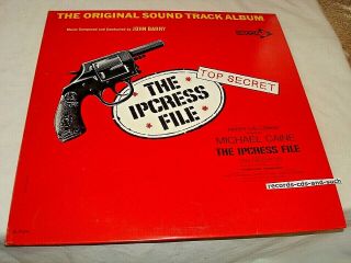 The Ipcress File - John Barry - Decca Dl 9124 Mono Nm/vg,  Promo Vinyl Record Lp