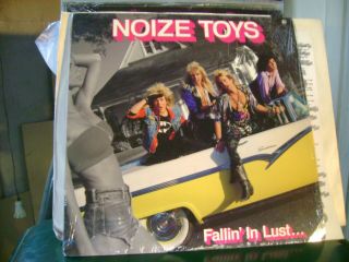 Mint/m - Orig Metal Punk Promo Lp Noize Toys Fallin In Lust With Flyer 1988