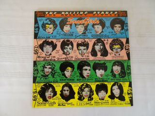 The Rolling Stones Some Girls Vinyl Lp Rs 1978 Ex,  /ex,