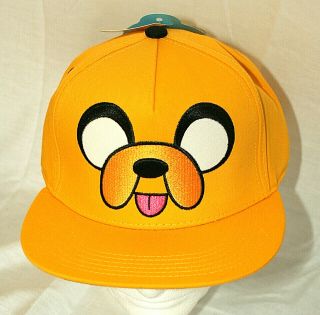 Adventure Time Cartoon Network Jake Baseball Trucker Hat Cap Tags Osfm 2013
