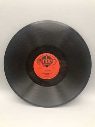 78 Rpm (jazz) The Silhouettes Ember Records E - 1029 I Am Lonely / Get A Job