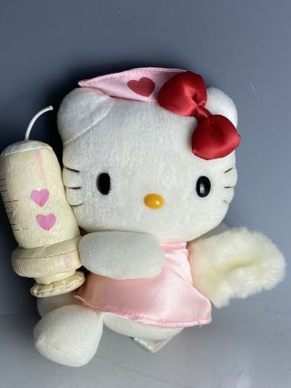 Hello Kitty Angel Nurse Plush With Love Shot Sanrio Japan Rare