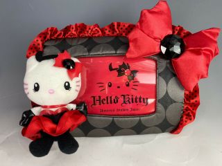 Hello Kitty Halloween Devil Costume Plush Photo Frame Usj 2013 Sanrio Japan