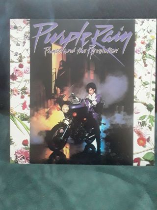 Prince And The Revolution - Purple Rain Lp - Warner Bros 1 - 25110 With Poster
