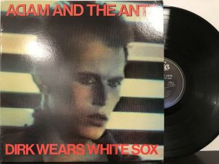 Adam And The Ants ‎– Dirk Wears White Sox Lp 1983 Epic ‎– Fe 38698 Nm/nm
