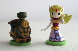 Legend Of Zelda Spirit Tracks Princess Zelda Train Furuta Choco Egg Mini Figure
