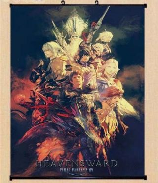 60 90cm Final Fantasy Home Decor Anime Wall Scroll Poster Fabric Painting 002