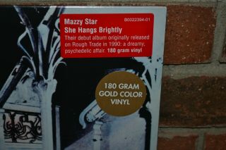 MAZZY STAR - She Hangs Brightly,  Limited GOLD COLORED VINYL LP & 2