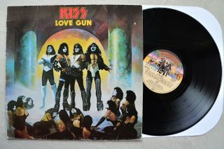 Kiss Love Gun Casablanca Records Nb - 7022 Gene Simmons Germany Vinyl Lp 1977 Vg,
