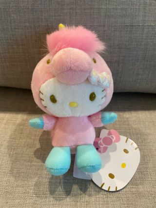 Sanrio 2018 Hello Kitty Pink Unicorn Mascot Plush Doll