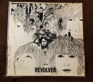 1966 The Beatles " Revolver " 1st Press Lp - Capitol Records (t - 2576) Vg