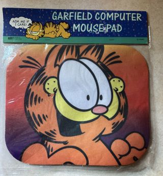 Vintage Garfield Computer Mouse Pad In Packaging Giftco Paws