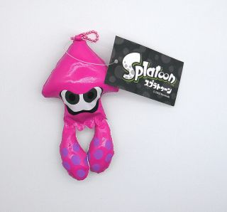Splatoon 4 " Purple Squid Inkling Zipper Pouch Plush Toy Figure Stuffed Doll