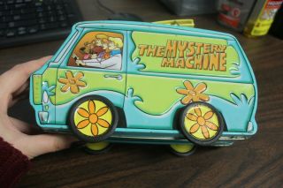 Vintage Cartoon Network Scooby Doo The Mystery Machine Van Tin Lunch Box