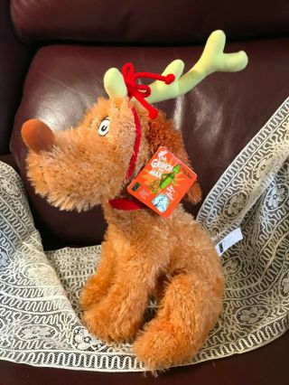 Dr Seuss Max The Dog Plush W Tags (grinch Stole Christmas)