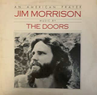The Doors Jim Morrison " An American Prayer " 1978 Vinyl Lp Record Album W/booklet