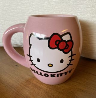 Hello Kitty Pink Double Sided 18oz Tea Coffee Mug 2011