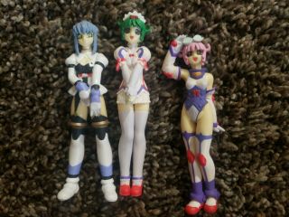 Anime Girl Figures Set Of 3