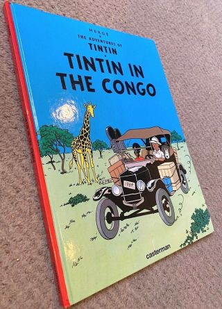 Tintin In The Congo Casterman Collectors Colour Edition Hb Rare Herge Comic