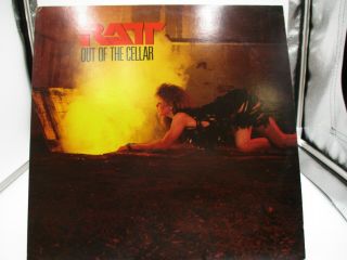 Ratt - Out Of The Cellar - Record Album Lp (1984 Atlantic 80143 - 1) Nm C Vg,