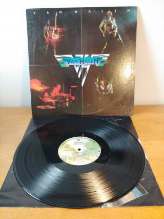Van Halen Vinyl Lp " Self Titled Bsk3075 1978 St Pressing (no Barcode) Vg,  /vg,