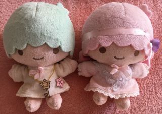 Little Twin Stars Kiki Lala Plush Plushie Doll Set Sanrio Store Official No Tags