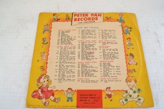 Vintage Rare 1953 Frosty the Snowman Peter Pan Record 78 rpm Nelson and Rollins 2