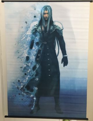 - Final Fantasy Sephiroth Wall Scroll - Size 43l X 31w Inch - Ships From Us