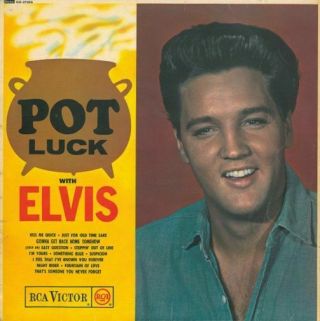 Elvis Presley Pot Luck Vinyl Record Album Lp Rca Victor 1962 Rock And Roll Music