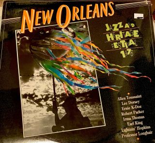 Professor Longhair : Orleans Jazz & Heritage Festival 1976 2xlp