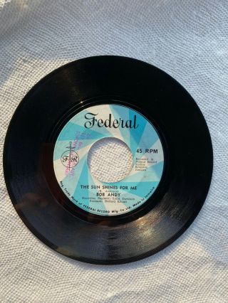 Bob Andy Games People Play The Sun Shines For Me Federal 45