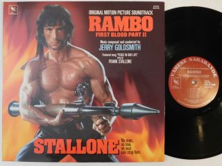 Rambo First Blood Part Ii Soundtrack Lp Varese Sarabande Nm Jerry Goldsmith