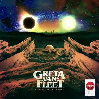 Greta Van Fleet Anthem Of The Peaceful Army Lp Limited Edition Target Red