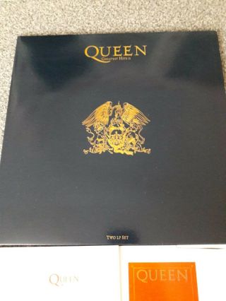 Queen Greatest Hits Double Vinyl Lp C.  Pics For Haven’t Played In Years