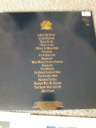 Queen Greatest Hits Double Vinyl LP C.  pics For Haven’t Played In Years 3
